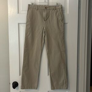 Vineyard Vines boys size 16 khaki pants with adjustable waist!